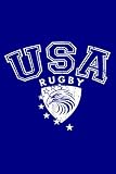 USA Rugby Eagle Stars: notebook, notebook journal beautiful , simple, impressive,size 6x9 inches, 114 paperback pages