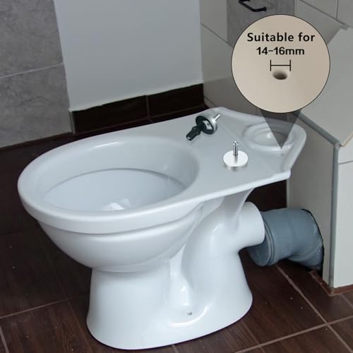 Miniatura 6 de 2 Piezas Bisagras Para Tapa Inodoro, Bisagras Tapa Wc Con Tornillo De Fijación Metálico, Tornillo De Expansión De Goma Para Asiento De Inodoro Bisagra