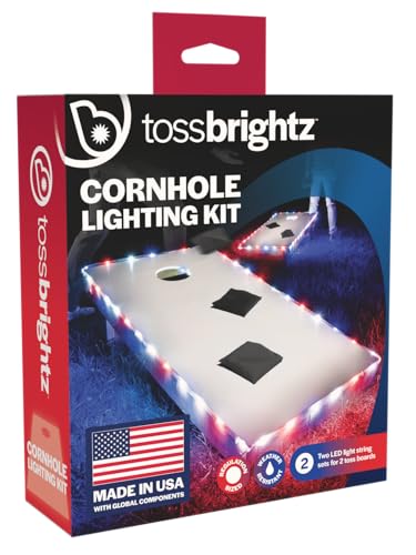 Image of TossBrightz LED Cornhole Lights (Set of Two) - Weather Resistant Kit