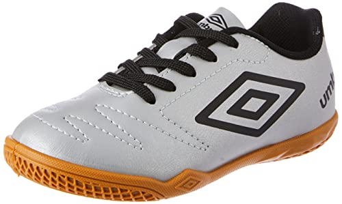 Chuteira Umbro Class Jr, Criança-Unissex, Prata/Preto, 32