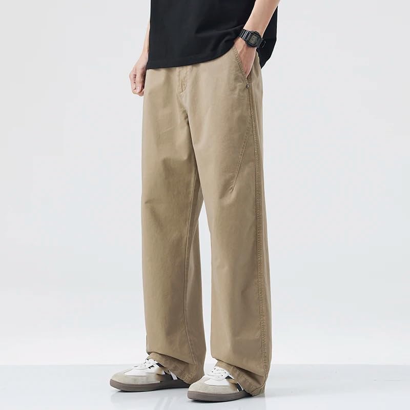 Casual Straight Pants Men's Spring Summer Cargo Pants Baggy Man Harajuku Jogging Trousers Man3
