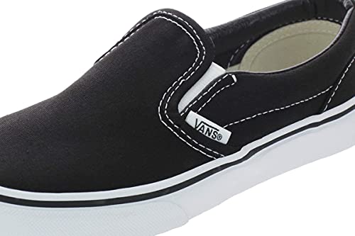 Vans Vans Kids Unisex Classic Slip-On Shoes, Size 13, Color (6BT) Black/True White