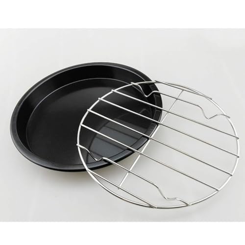Grille de refroidissement pour friteuse air Instapot four inox ronde Kichvoe 28cm - 4