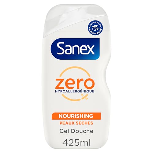 SANEX - Gel Douche Zero% Nourissant - Peaux sèches -...