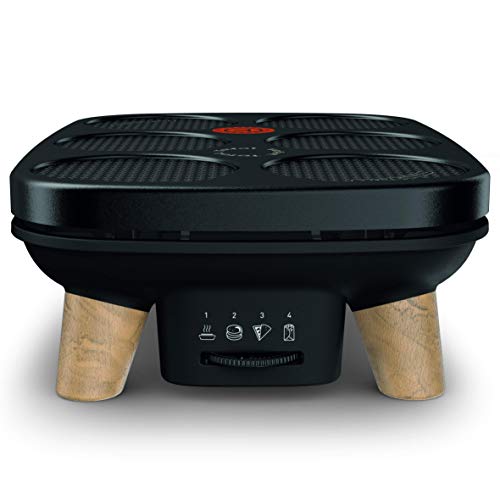 Foto von TEFAL PY900D12 Gourmet-Crepiere Zwei abnehmbare Antihaftplatten Einstellbare Temperatur Mehrzweck-Crpes, Galettes, Pfannkuchen