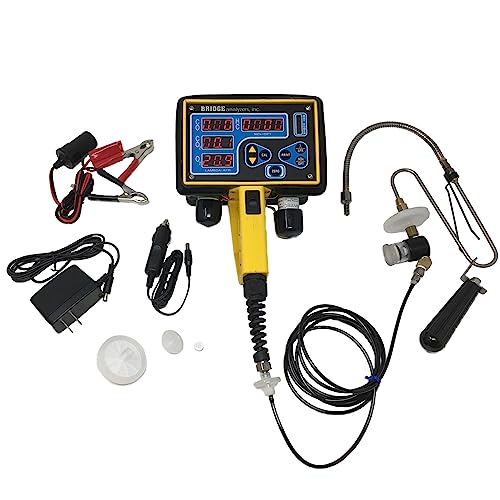 Bridge Analyzers 5-Gas Exhaust Analyzer – CO, CO2, HC, O2, NOx for Vehicle Emissions Testing & Tailpipe Diagnostics