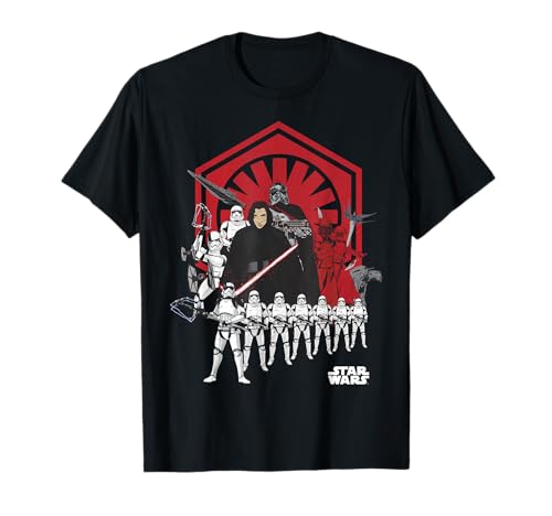 T-shirt Star Wars Kylo Ren First Order noir pour fan de la saga