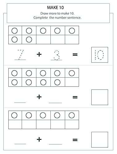 Kindergarten Math Workbook: Practice Number Addition, Subtraction, Measurement, Shapes, Time and Money - Image 5