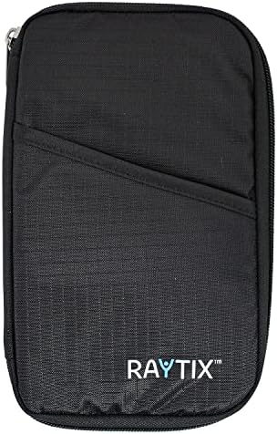 Travel Wallet & Family Passport Holder RFID Blocking Document Holder & Organizer Protects Your Passports (Black)
