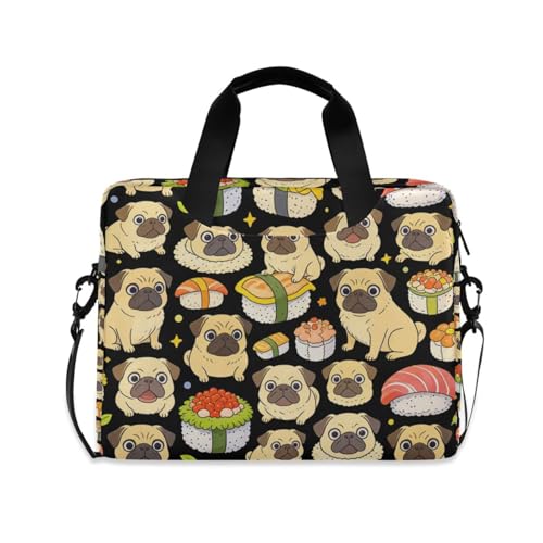 Funda para laptop con cremallera y correa ajustable 15.6 pulg