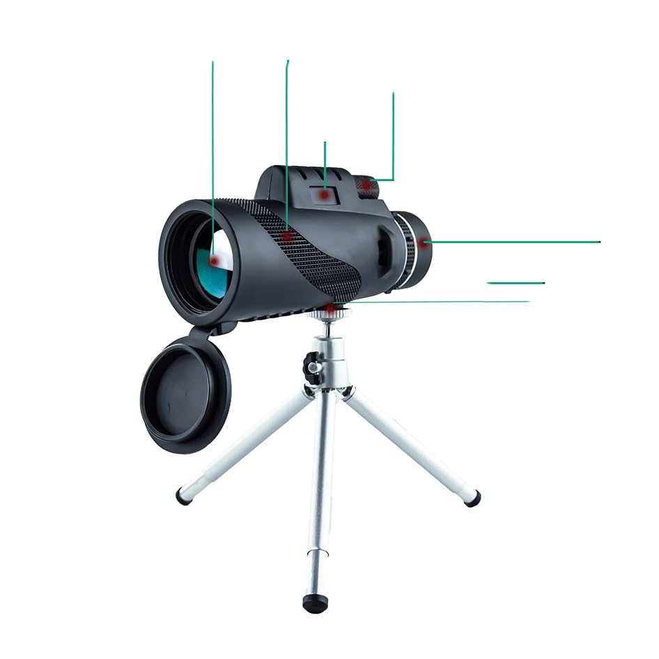 Télescope à tube unique haute définition de vision nocturne portable