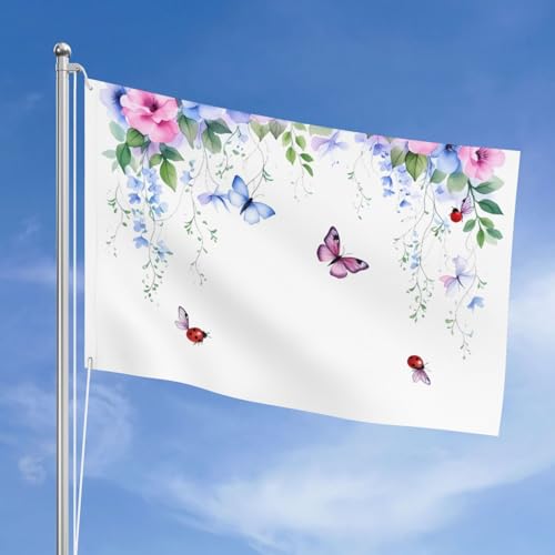 Drapeau de jardin en polyester durable et résistant aux intempéries