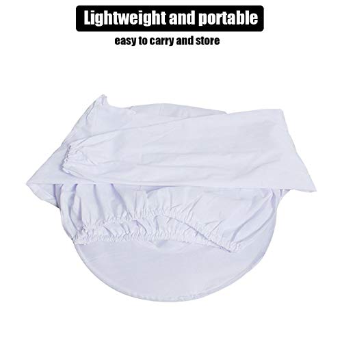 labworkauto Beekeeper Jacket Beekeeping Protective Jacket Suit Beekeeping Smock Jacket Hood Fit for Men Women Bee Keeping Clothing Body Keeping Protective Gear with Fencing Veil Hood - Thumbnail 2