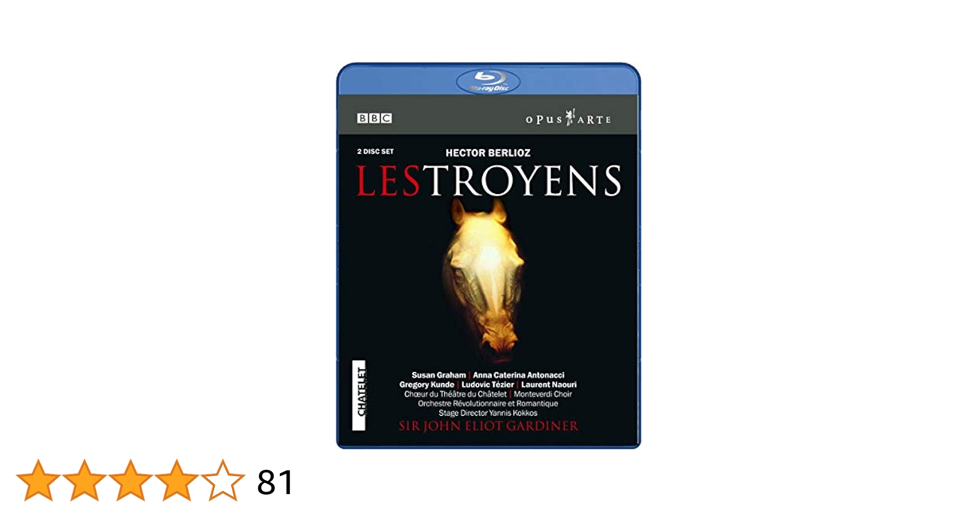 Amazon.co.jp: Berlioz: Les Troyens [Blu-ray] : Susan Graham
