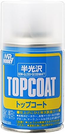 GSI Creos - B502 Semi-Gloss Spray, Mr. Hobby Mr. Top Coat
