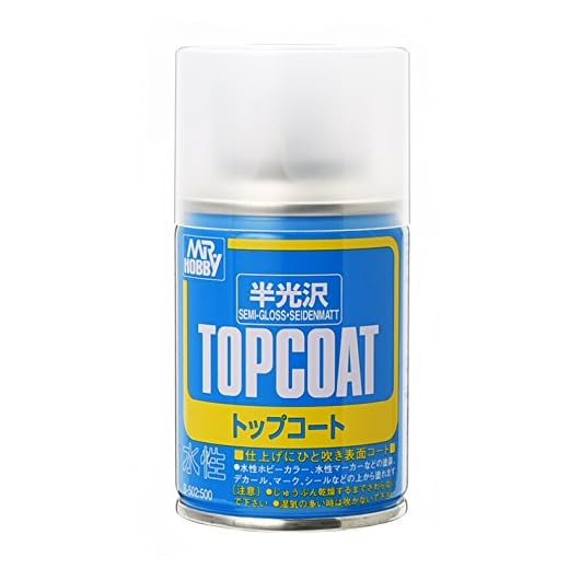 B502 Mr. Top Coat Semi-Gloss Spray, GSI