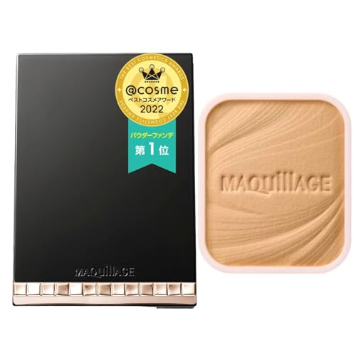マキアージュ ドラマティックパウダリー EX (レフィル) オークル30 × ケースセット 9.3g SPF25 ・ PA+++ | ファンデーション | パウダー | 無香料 | ケース付きセット カバー力 つや 崩れにくい 毛穴 | 資生堂のサムネイル