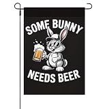 Some Bunny Needs Beer Easter Funny Flags For 3x5 Outdoor Humorous Banner For Room