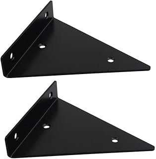 DOITOOL 2 Pcs Brackets Floating Shelf Bracket Shelf Supporting Holder Shelf Bracket Shelves Bracket Triangle Shelf Bracket for Shelf Home Board Clapboard
