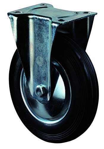 Koło kółko obrotowe stałe gumowe wózka 80mm 50kg BS ROLLEN