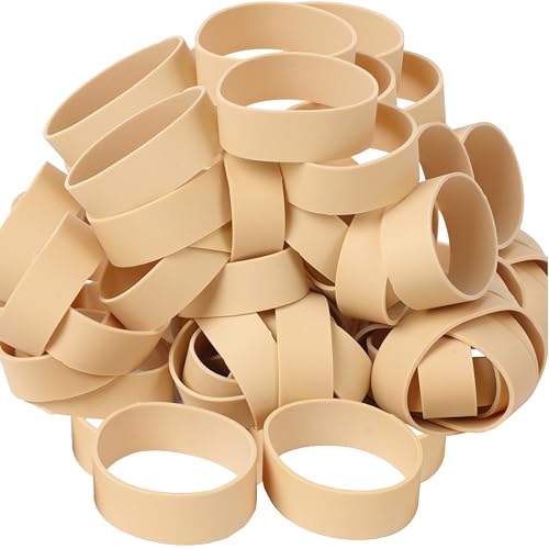 AMUU Rubber Bands Size #94 Black 30pcs Tactical Rubber Bands Wide Elastic Bands for Office Supply Survival Camping Biking Fishing Strong (3 1/2'' x 3/4'')