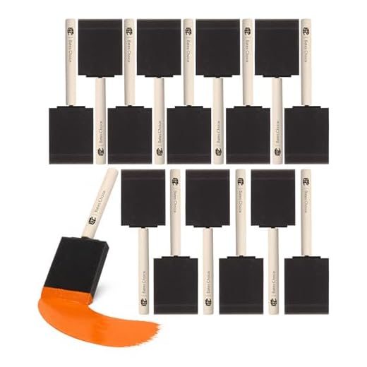 Bates- Foam Paint Brushes, 16 Pack, 2 Inch, Sponge Brushes, Sponge Paint Brush, Foam Brushes, Foam Brushes for Painting, Foam Brushes for Staining, Paint Sponges, Foam Sponge Brush