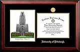 Campus Images University of Pittsburgh Gold Embossed Diploma Frame Lithograph