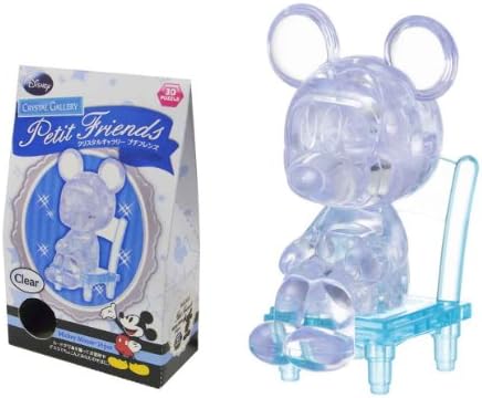 Crystal Gallery Petit Friends Mickey Mouse clear (japan import)
