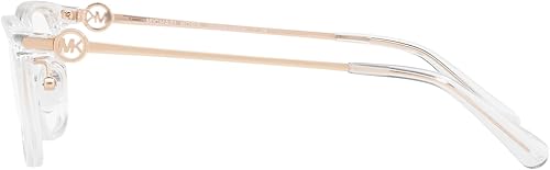 Miniatura 4 de Michael Kors Captiva MK 4054 3105 - Lentes rectangulares de metal transparente 2047in