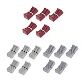 Material: Kunststoff H HILABEE 15pcs Faderknopf Schiebeknopf Faderkappen Caps für Schiebepotentiometer Schiebepoti Potentiometer