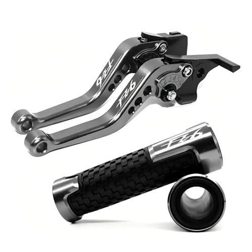 Levier de frein Yamaha FZ6R réglable avec embrayage et poignées moto anti-vibrations