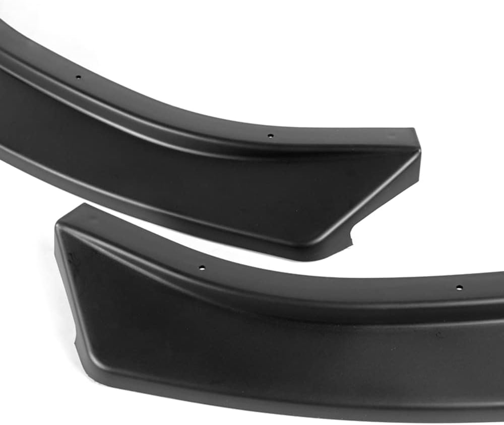 Front Bumper Lip fit for compatible with 2020-2021 Hyundai Sonata, Front Bumper Lip Spoiler Air Chin Body Kit Splitter Unpainted Matt Black ABS, (CK-Style)