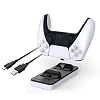 Lioncast Controller Charger für PS5 | Ladestation für original Sony Playstation 5 DualSense Wireless Controller | PS 5 Ladegerät/Zubehör Quick Charger