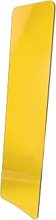Happyyami tablero de color de pelo Brillante resaltador Marrón balayage destacar tabla de mechas para el cabello tabla de frustrar para resaltar tablero para teñir el cabello Acrílico Yellow