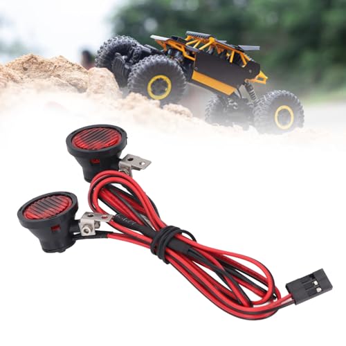 Refletor de Carro RC, 60cm de Comprimento RC Crawler Light Feixe Ajustável Farol RC Com Base de Mont