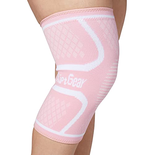 Riptgear Knee Compression Sleeve - Braces For Knee Pain - Compression For Arthritis, Meniscus Tear, Running, Walking - Support For Women And Men - Sleeves Weightlifting (Medium, Pink (1 Pack)) #TOP7