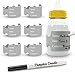The Original Write & Reuse Baby Bottle Labels for Daycare - Available in 11 Colors