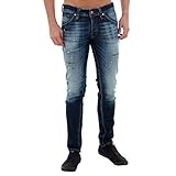 JACK & JONES Herren JJIGLENN JJFOX JJ 176 NOOS Slim Jeans, Blue Denim, 28W / 32L