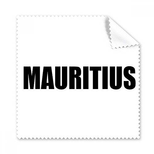 Cadeau Ile Maurice lot 5 tissus nettoyants noirs pour lunettes