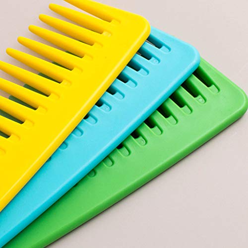 Peine Desenredante de Dientes Anchos Azul miniatura 5