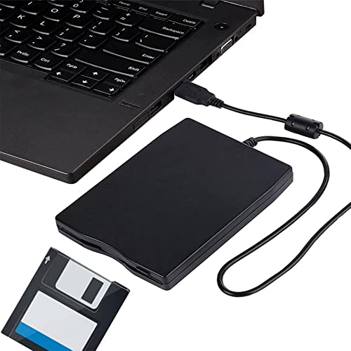 Unidade de disquete externa USB de 3,5 polegadas, unidade de disquete portátil FDD de 1,44 MB de 3,5