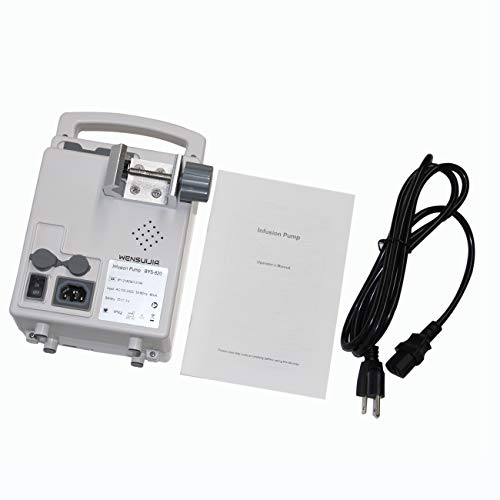 Rechargeable Automatic Audible And Visual Alarm Veterinary In-Fusion Pump, Portable Fluid Administration Pump Machine With Lcd Display, Kvo, Alarm, Calibration #TOP4