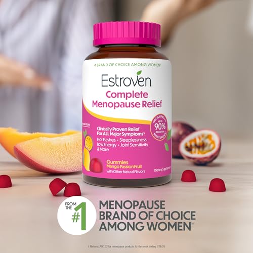 Image of Estroven Complete Gummies Menopause Relief Supplement for Women, 30 Count