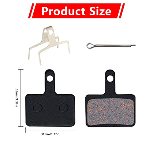 12 Pairs Bike Bicycle Disc Brake Pads Compatible With Trp Tektro Sh-Im-A-No Deore M315 M355 M515 M515-La-M M525 M375 M395 M415 M416 M446 M465 M475 M485 M486 C501 C601 (Copper Fiber Wire Semi-Metallic) #TOP1