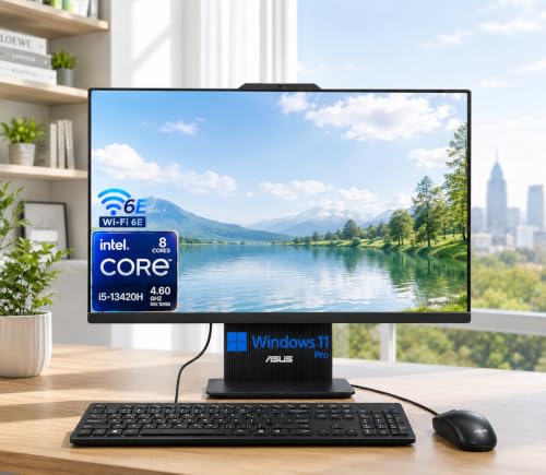 Image of Customized 27 inch All in One Desktop, Made with Lenovo IdeaCentre 27IRH9, Intel Core i7-13620H (Up to 4.9GHz), 16GB / 32GB / 64GB DDR5 RAM, 1TB / 2TB SSD, Touchscreen, Type-C, Wi-Fi 6E, Win 11 Pro