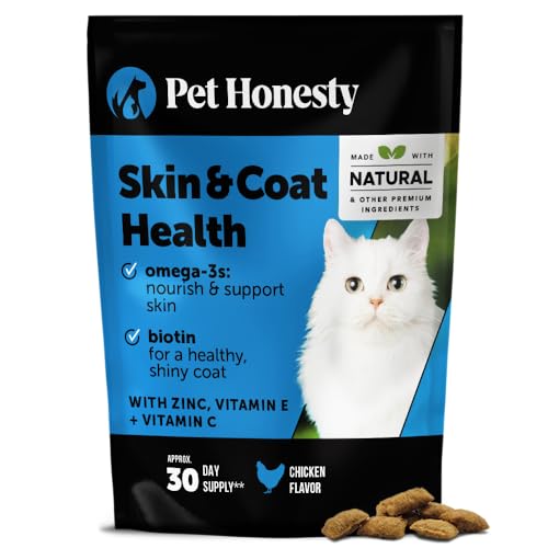 Cat Skin & Coat Health Crunchy & Creamy Chews - Omegas, Vitamin C...