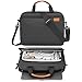 MoKo 9-11" Tablet Tasche Hülle, Schutztasche mit Schultergurt für iPad Pro 11 M2 2022-2018/iPad 10. 10.9 2022/iPad air 5 10.9, iPad 9/8/7. Gen 10,2/Galaxy Tab S9/S8 11 2023, Tab A 10.1, Schwarz+Grau