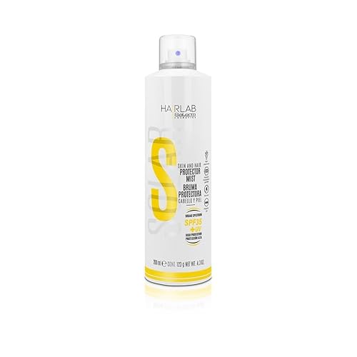 SALERM - Protector Solar Cabello y Piel - Bruma Protectora Hair Lab Solar - 200 ml - con SPF35+UV y Filtros UVA y UVB - Protege la Piel y el Color del Pelo - Antiencrespamiento Cabello - 100% Vegano