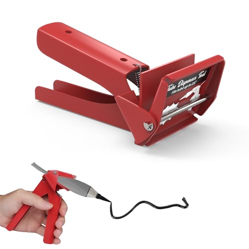 Tube Extrusion Tool, Tube-Grip Industrial Size Dispenser, Efficient RTV and Silicone Dispenser, Prevent Material Waste, Red