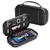 Carrying Case Compatible with Nintendo Switch 2 2025, Portable Travel Storage Case with Taller Design for Larger Capacity, Protective Hard Shell with 10 Game Card Slots, Carry Hand Bag Pouch, Black